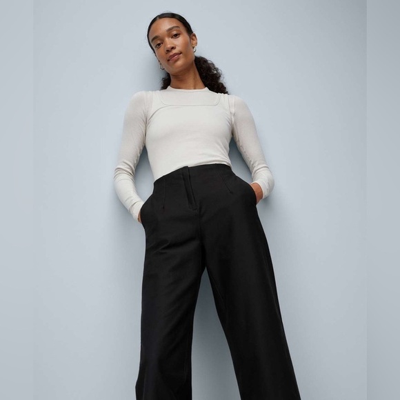 🆕🖤 Lululemon Utilitech Straight Leg Mid Rise 7/8 Trouser - Black - Picture 2 of 9